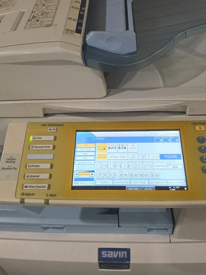 Savin 9240 All-In-One Multifunction Printer - Image 4 of 4