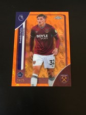 2025-26 Topps Chrome Freddie Potts West Ham United Orange Logofractor 24/25 RC