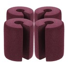 4 Stück Baby-Proofing Türstopper Türstopper Anti-Tür-Slam-Stopper