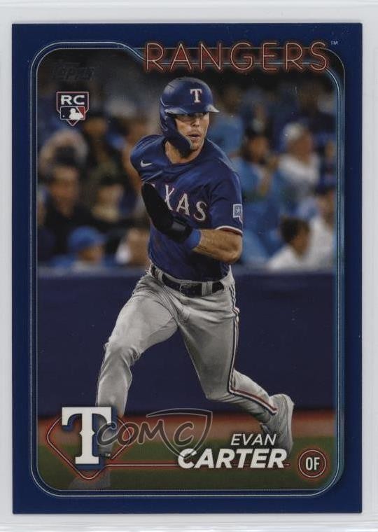 2024 Topps Series 1 Retail Royal Blue Evan Carter #280 1b2c