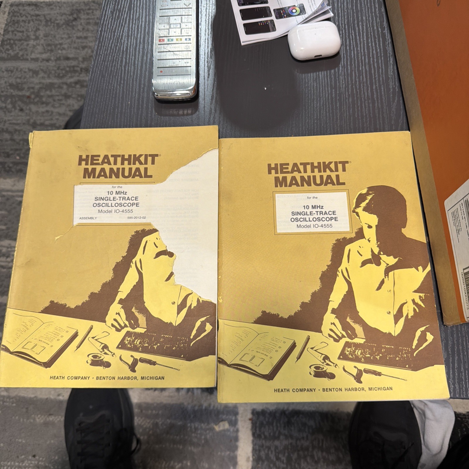 Heathkit Assembly & Operation Manual IO-4555 10 Mhz Dual-Trace Oscilloscope