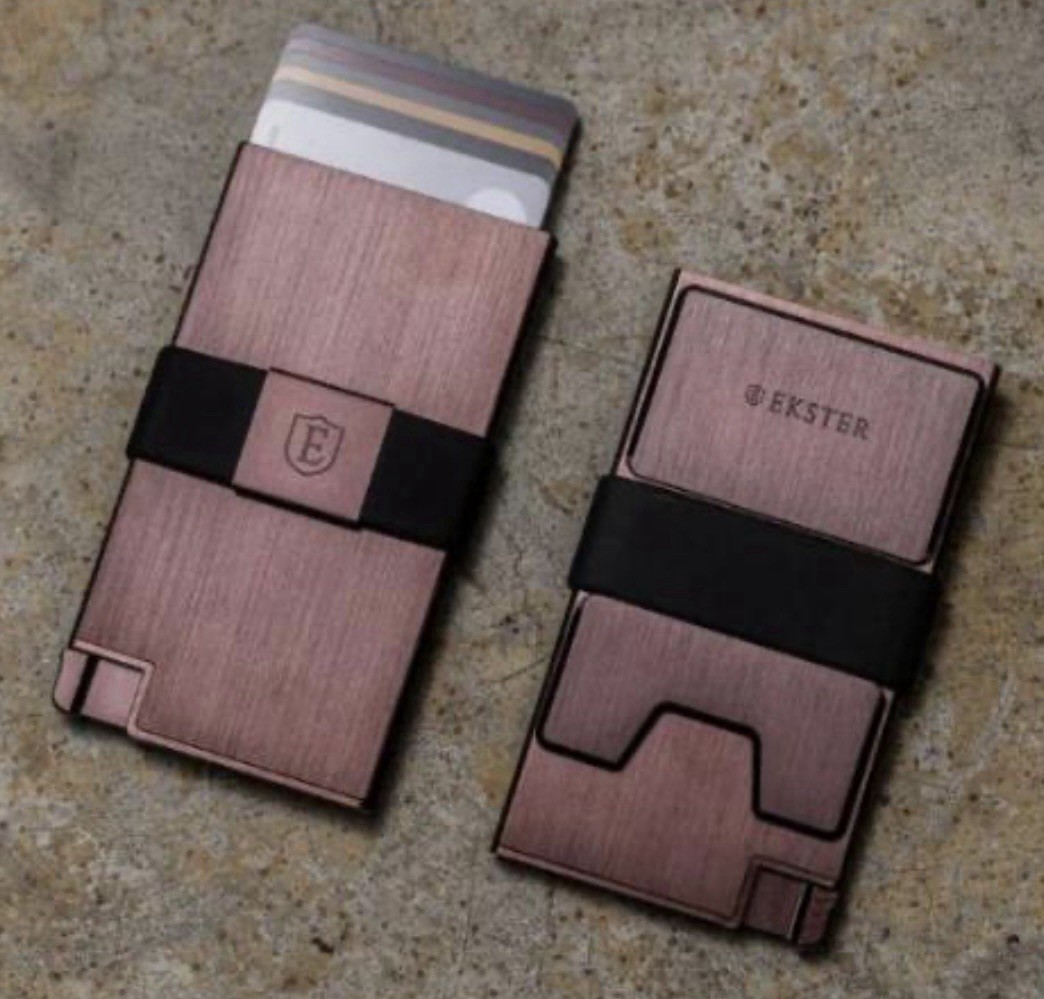 Ekster Brushed Copper - Limited Edition - New & Keychain Tracker
