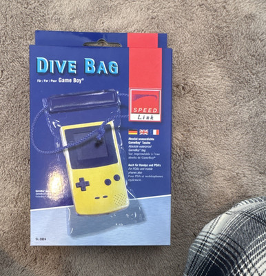 Speed Link Dive Bag wasserdichte Aufbewahrungstasche für Nintendo Game Boy, Blau