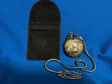 US Marine Pocket Watch With Pouch Case