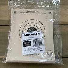 50, 25 Foot Slow Fire Pistol Target, Official NRA Target TQ-6 Domagron