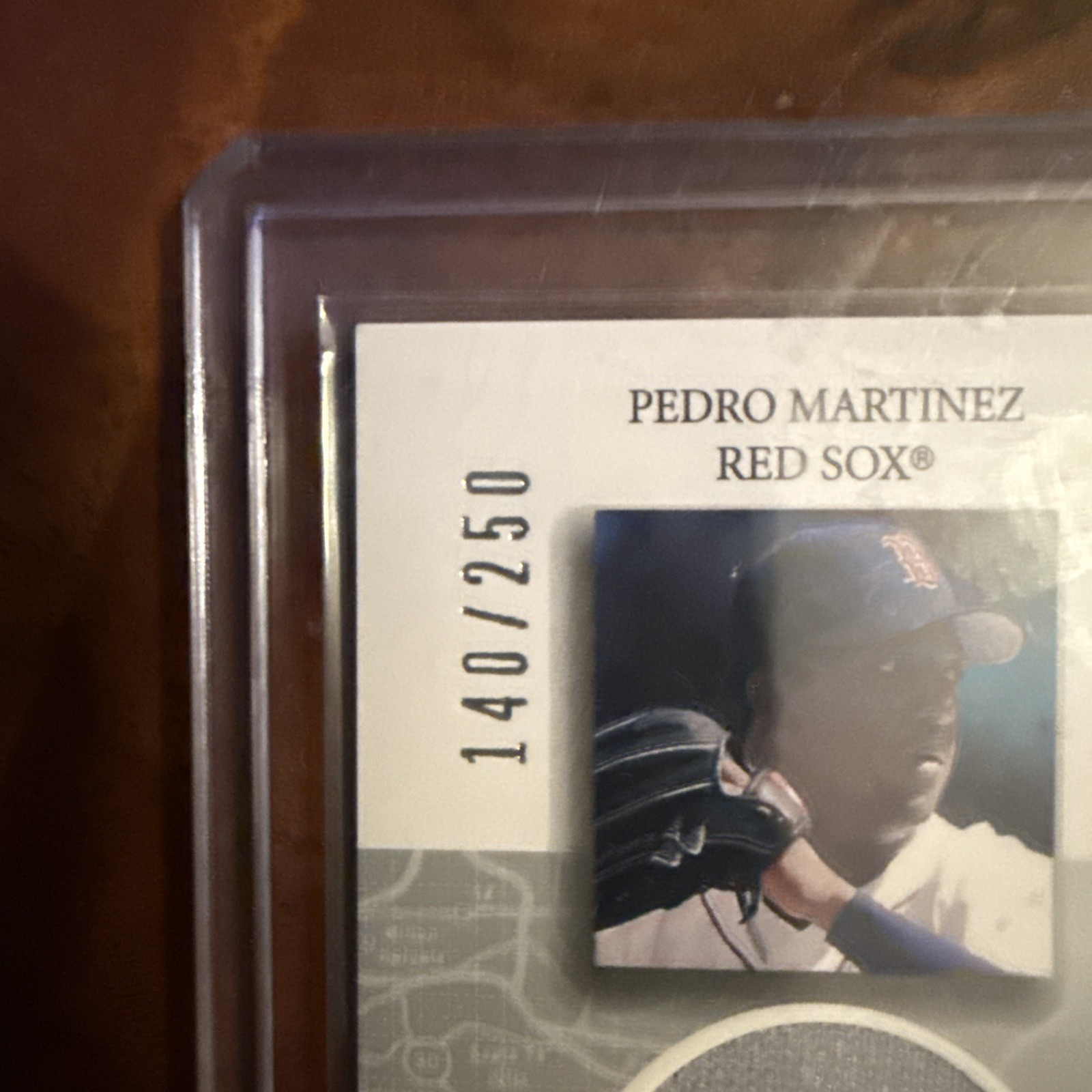 2002 UD SUPERSTARS LEG LEADERS TRIPLE JERSEY TOM BRADY PEDRO PAUL PIERCE #/250  view 3