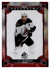 2024-25 Upper Deck SP Autenthic Pageantry Red Nick Schmaltz #P-42 Utah Mammoth
