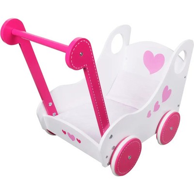 Amia Holz Puppenwagen Flora mit 2 Kissen