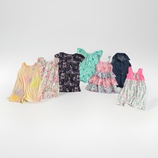 Girls 5 5-6 Spring Summer Dresses Rompers Casual Beach Party One Pieces Lot of 7