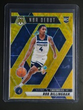 Rob Dillingham 2024-25 Panini Mosaic Nba Debut RC International Gold 03/10 [3hk