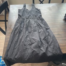 Everlane Black Cotton Tank Midi Dress Size XS