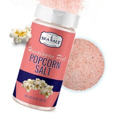 Himalayan Pink Popcorn Salt Seasoning, Single Origin 16 Ounce Pack of 1 