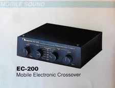 Nakamichi EC-200 Electronic Crossover -Old School, Reference SQ -New (NOS)