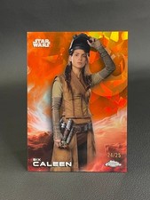 2024 Topps Chrome Star Wars Bix Caleen Orange Refractor /25