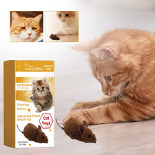 Blukids Interactive Mouse Cat Toys Automatic Moving Mice Toy for Indoor Cats Exe