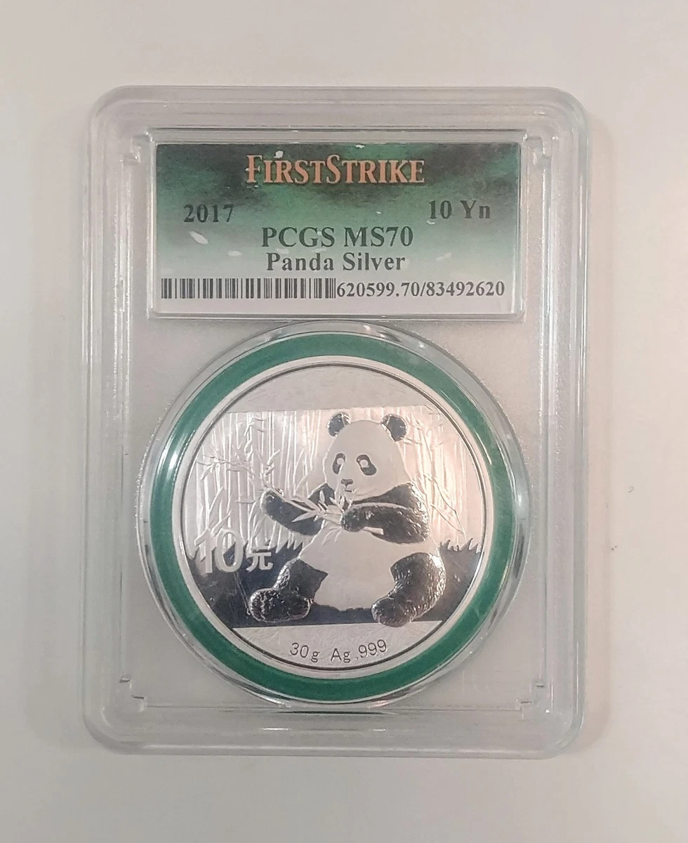 Chinese Panda MS 70 Graded 2017 Silver Bullion Coins for sale | eBay