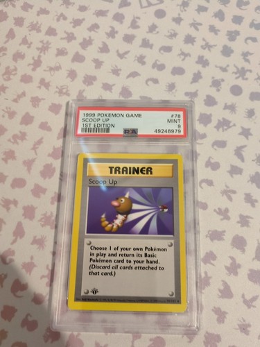 Pokemon Scoop Up 1st Edition Shadowless Base Set Rare 78/102 PSA 9 MINT - Picture 2 of 5