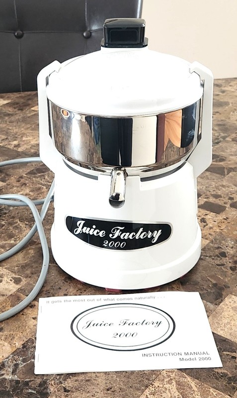 Vintage Elec Juice Factory 2000 Juicer Machine Heavy Duty-Excellent Condition