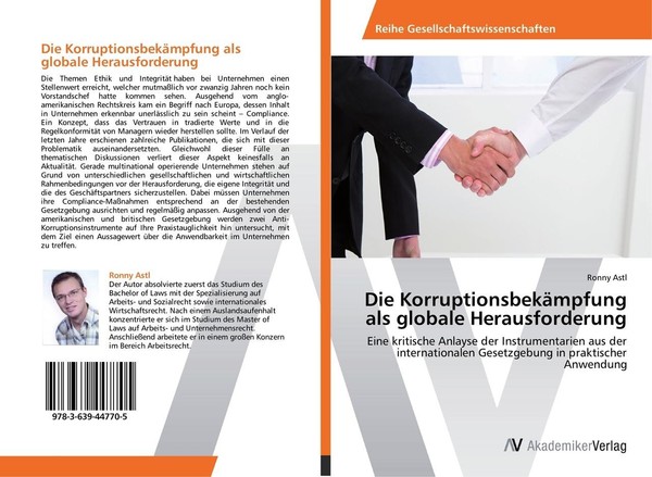 Die KorruptionsbekäMpfung Als Globale Herausforderung Ronny Astl-image
