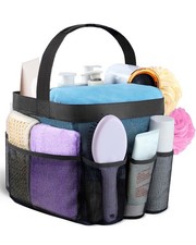 Mesh Shower Caddy Portable for College Dorm Room Essentials with 8 Pockets, H...