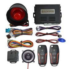  Car Keyless Entry Alarm System    Remote Engine Start Starter    Push to ...