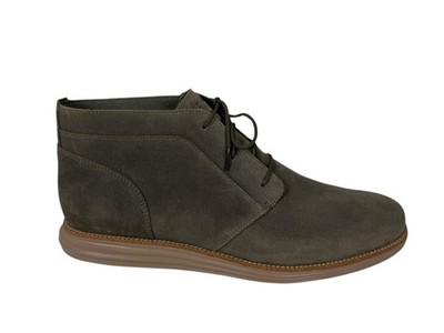 Cole Haan Mens Original Grand Chukka Boots Deep Olive Suede C37664 Size 13 M