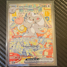 Cinccino ex 119/086 Pokémon Chaos Rising Secret Rare Full Art Holo English