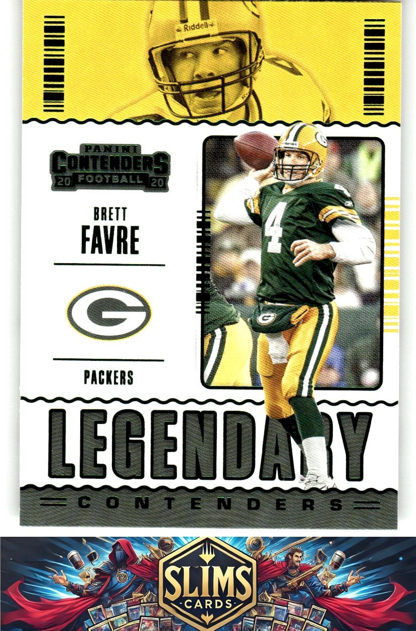 2020 Panini Contenders Green Bay Packers Brett Favre #LC-BFA