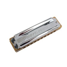 Harmonica Tombo MBO 10 Holes Aluminum Body Brass Cover Lead Key C