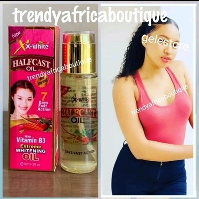 XX-WHITE Half-C Face & Body Oil, 7days Results. 80ml X 1 NEW IMPROVED 