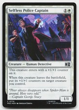 Selfless Police Captain 774 Commander: Marvel Super Heroes MTG Foil NM