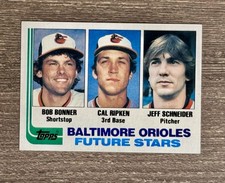 1982 Topps Baseball Future Stars #21 Cal Ripken Rookie Card RC Orioles HOF NM+. rookie card picture