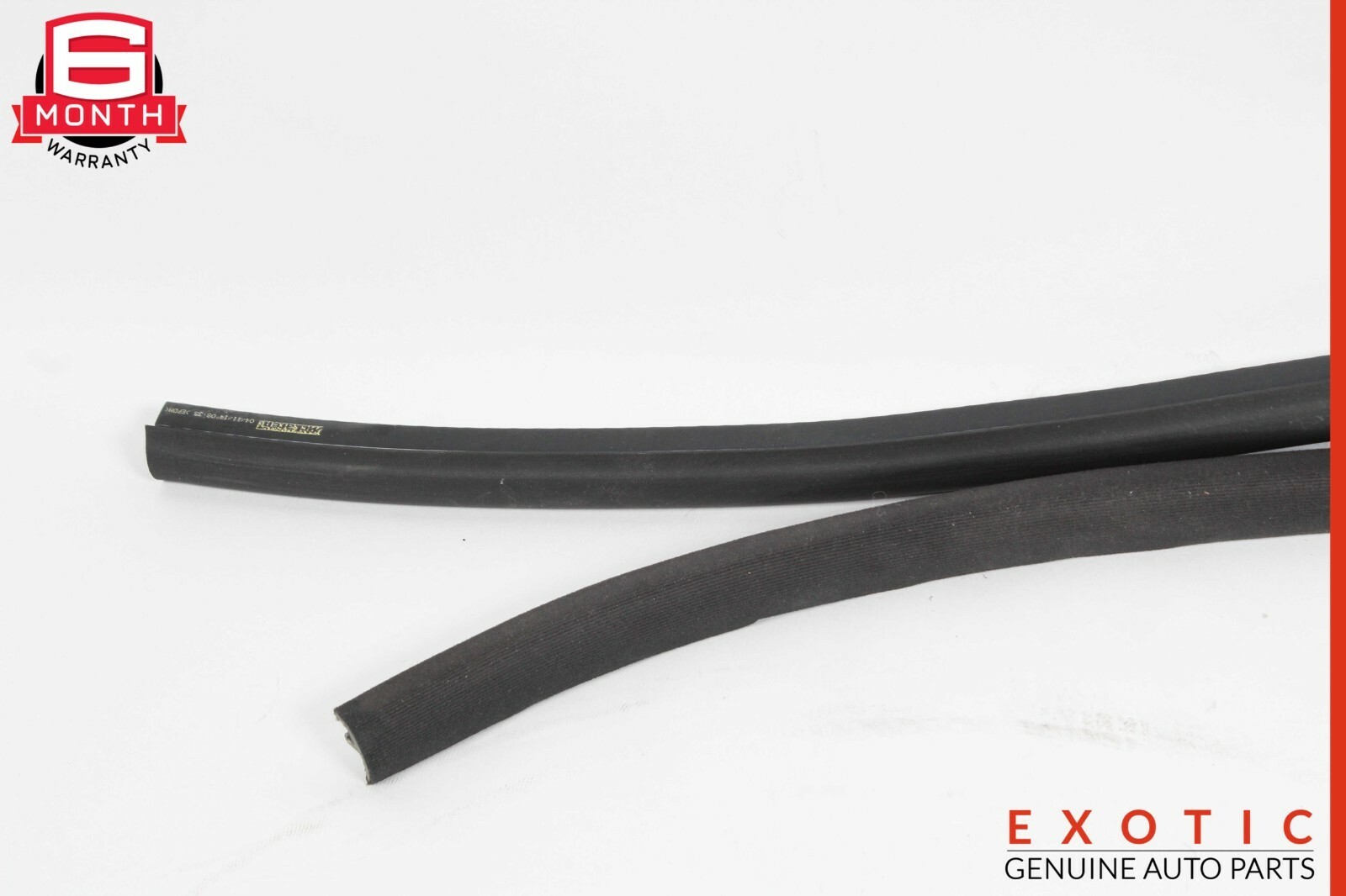15-17 McLaren 650S Front Right & Left Door Weather Seal Rubber Strip OEM