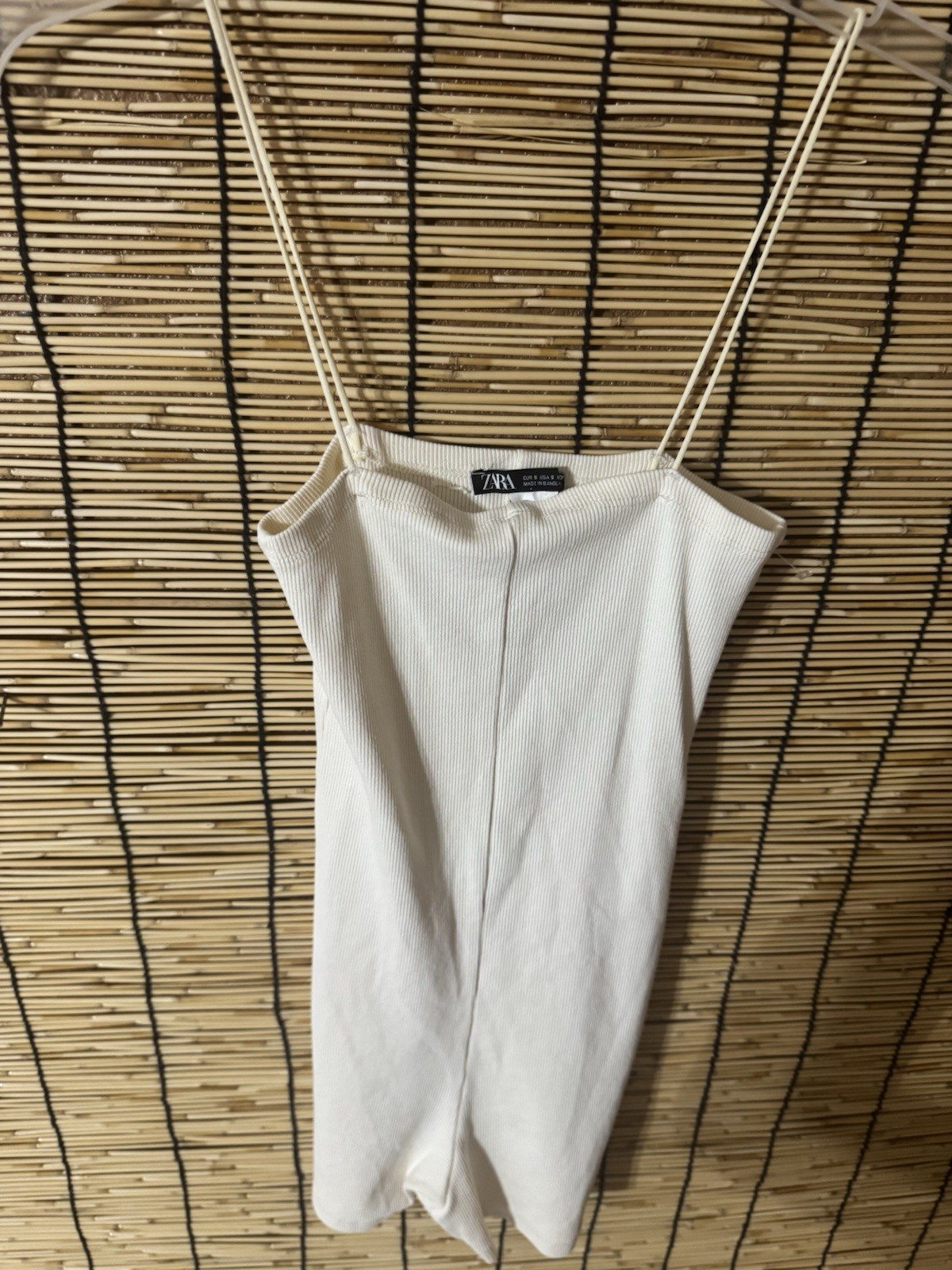 NWT Zara Basic Solid White Drop Waist Sleeveless … - image 5