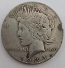1934-S Peace Dollar $1 - San Francisco Mint