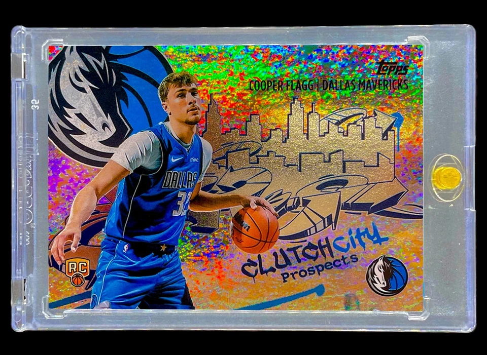 КУПЕР ФЛАГГ СЕРЕБРЯНЫЙ ВОСТОРГ ДЕБЮТАНТ ПЕРЕЛИВАЮЩИЙСЯ ГОЛОГРАФИЧЕСКИЙ SP Вставка Не Авто - ДАЛЛАС - Изображение 2 из 4