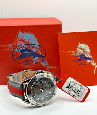 NEW Tommy Bahama RELAX Watch w/ protective coating still on lense Model RLX1135