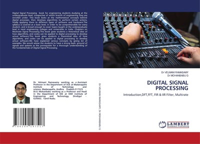 DIGITAL SIGNAL PROCESSING Introduction,DFT,FFT, FIR & IIR Filter, Multirate Buch