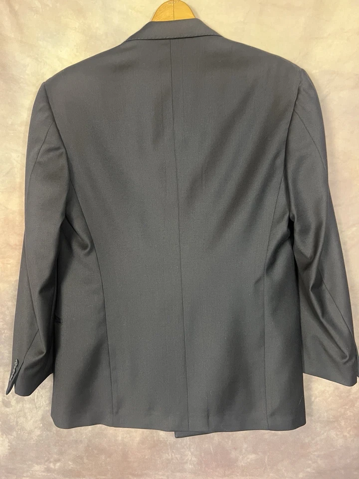 Blazer Chaqueta Deportiva Vintage Gucci Italia 100% Doble Pecho 42 R Azul Marino Dorado Foto 2 de 4