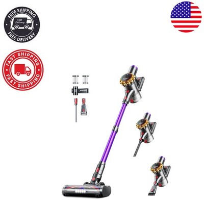 Effortless Clean with 550W Cordless Stick Vacuum - Wall-Mounted Storage Included