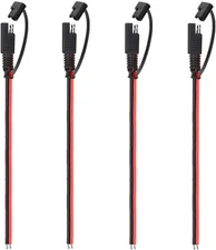 4 PCS 12V SAE to Quick Disconnect Extension Cable with DC Connection... 