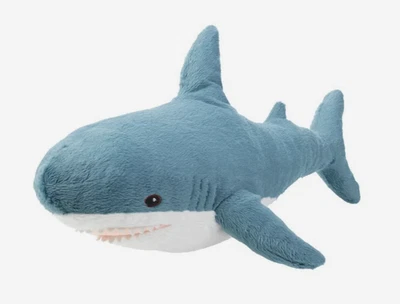 55cm IKEA BLAHAJ Shark Soft Plush Toy Stuffed Animal Toys Kids Xmas Gifts - Image 1 of 4