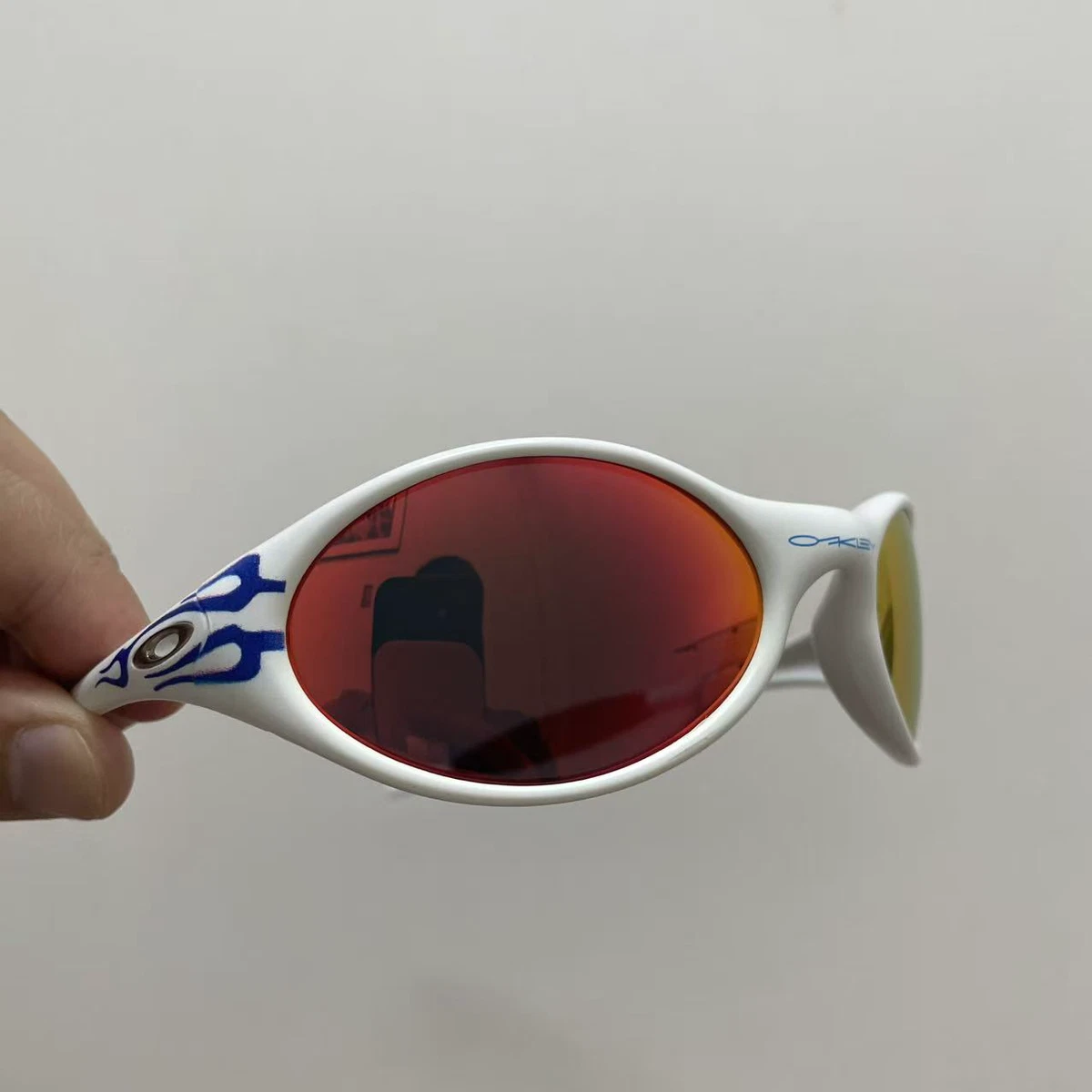 Oakley White Red Sunglasses for Men for sale | eBay