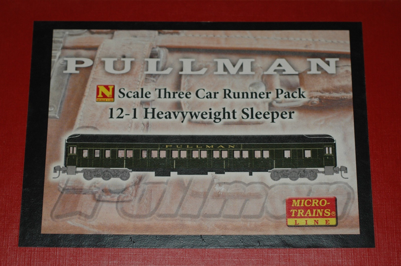 Micro Trains N Scale 3 Car Pack Pullman 12-1 Heavyweight Sleeping Cars Free Ship