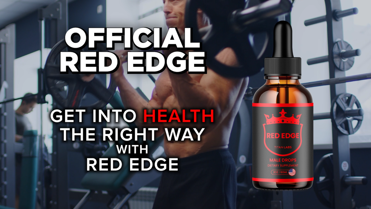 1 Pack) Red Edge Male Support Drops Advanced RedEdge Supplement 30 Servings 