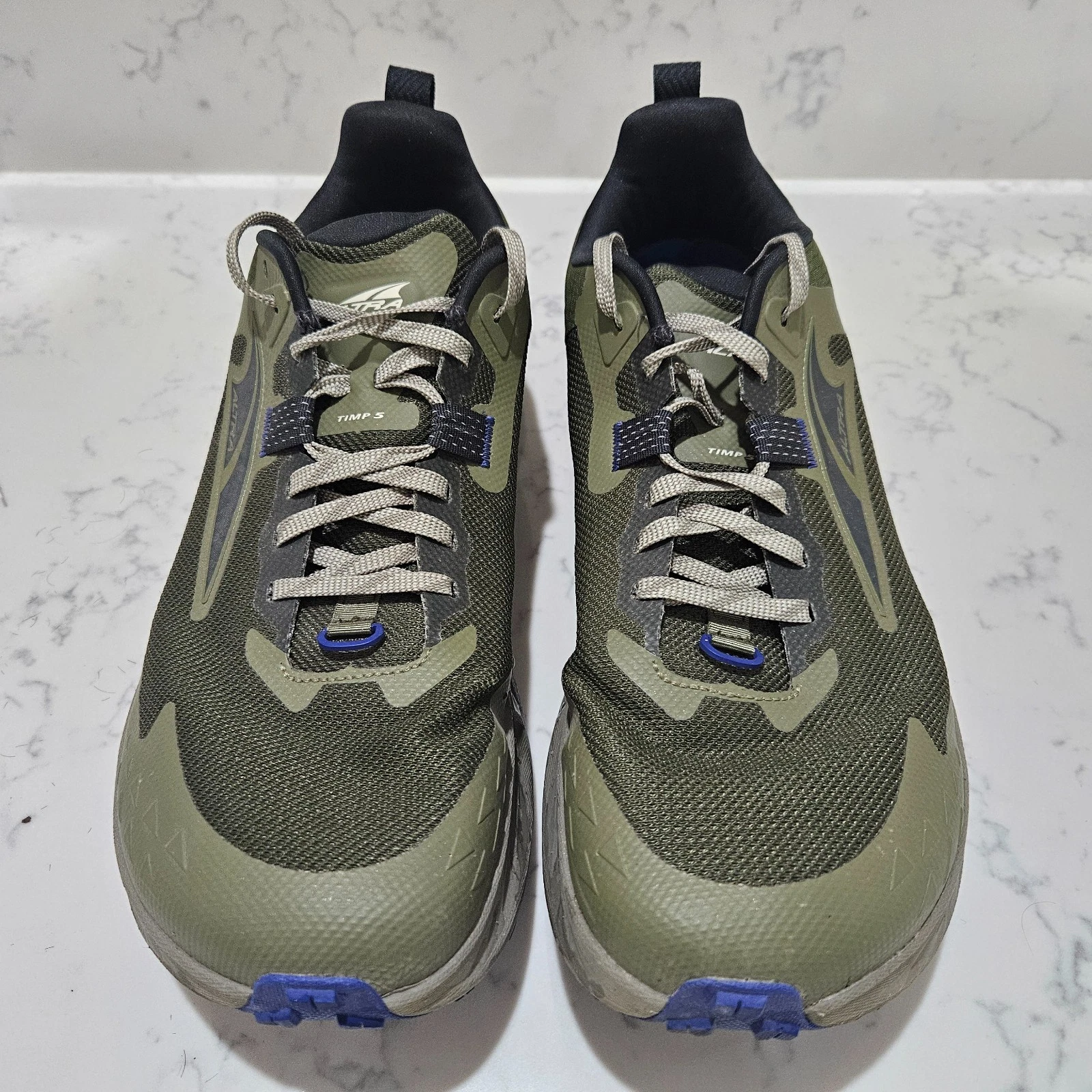 Men's Altra Trail Timp 5 size 12 Dusty Olive Less than 15 miles