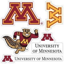 Minnesota Gophers Sticker Multipack - College Spirit Set