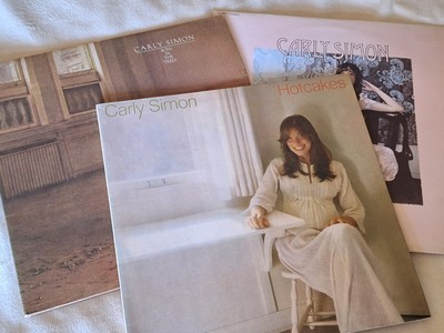 Carly Simon 3 x LP lot HOTCAKES/BOYS IN THE TREES/DEBUT (s/t) **GREAT VINYL**