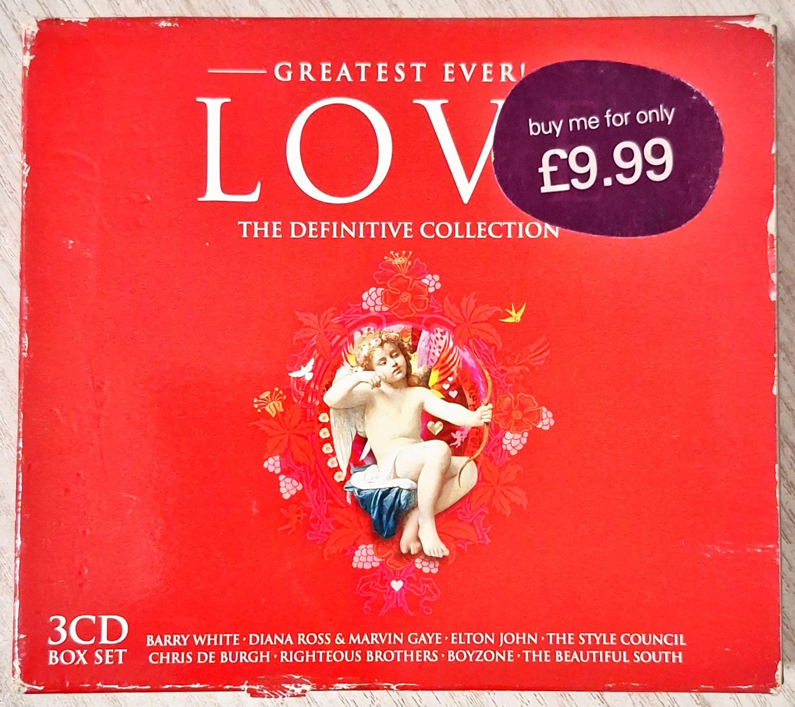 Greatest Ever Love The Definitive Collection Box 3 CDs Various Artists