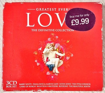 Greatest Ever Love The Definitive Collection Box 3 CDs Verschiedene Künstler